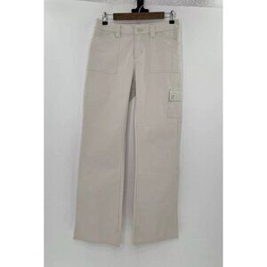 Vtg Old Navy Cargo Pants Women's Khaki Straight Y2K Canvas Pants Sz 4, 90’s Vibe